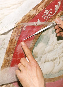 Festigung mit Acryldispersion